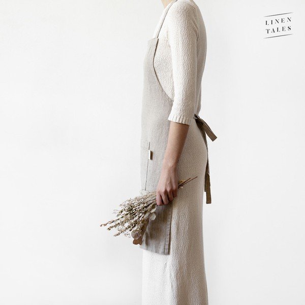 Lněná zástěra Linen Tales Daily Apron, 80 x 55 cm-image-2
