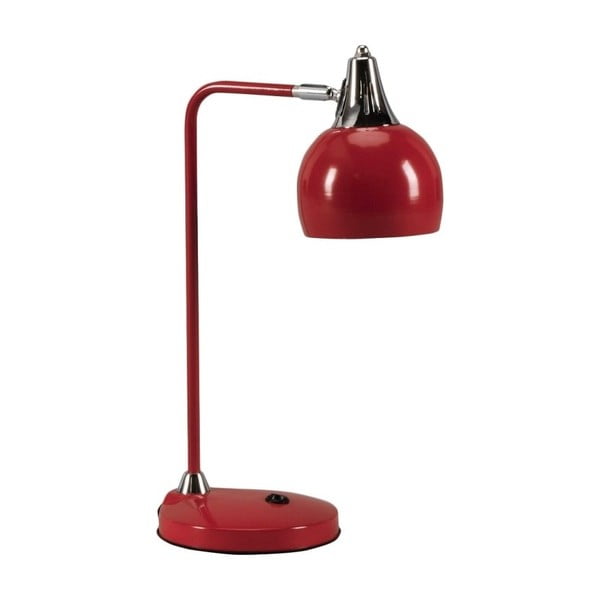 Červená stolní lampa Design Twist Papun