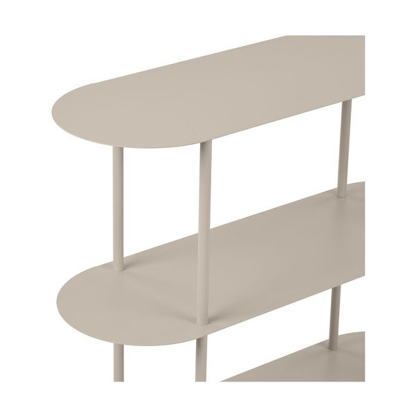 Béžový kovový regál 90x81x31 cm Rieti – House Nordic-image-3