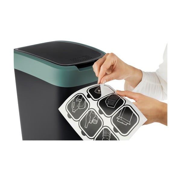 Odpadkový koš z recyklovaného plastu 25 l Twist - Rotho-image-4