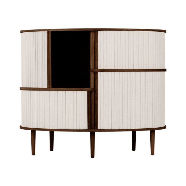 Hnědo-béžová skříňka v dekoru dubu s posuvnými dveřmi 120x100x50 cm Audacious – UMAGE-image-2