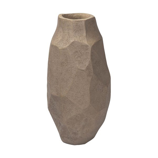 Béžová váza z polyresinu (výška 18 cm) Nuki – Mette Ditmer Denmark