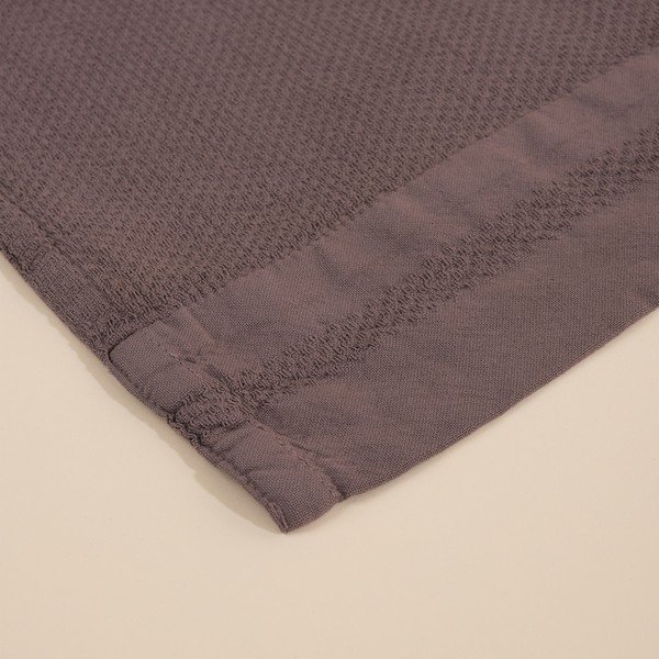 Šedý bavlněný přehoz na dvoulůžko 160x220 cm Hasir - Mijolnir-image-2