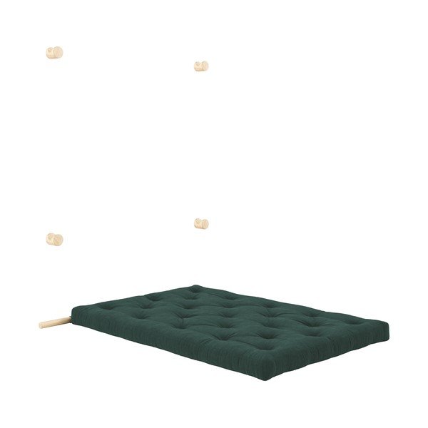 Tmavě zelená manšestrová rozkládací pohovka 135 cm Hooked – Karup Design-image-4