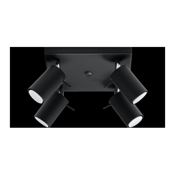 Černé stropní světlo Sollux Etna-image-2