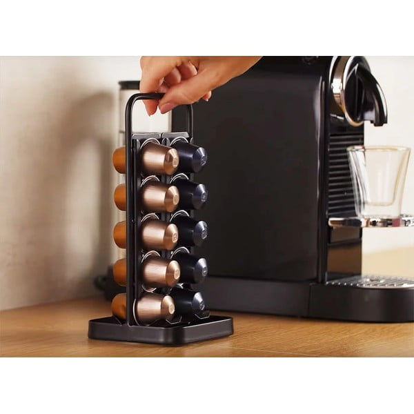 Černý stojan na kapsle Online – Tescoma-image-1