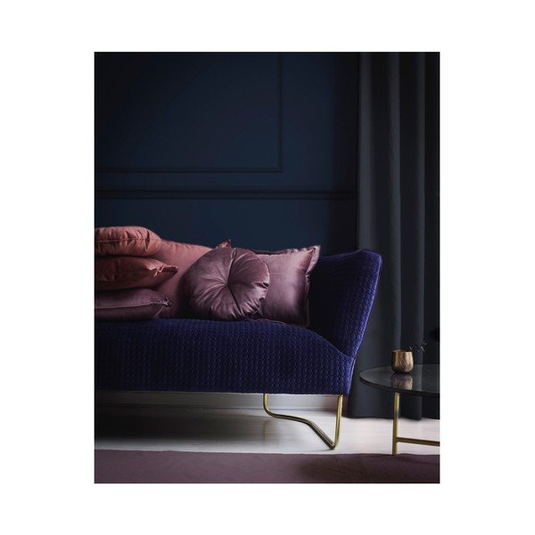 Hnědo-červený polštář z mikrovlákna Surdic Redondo, ø 45 cm-image-1