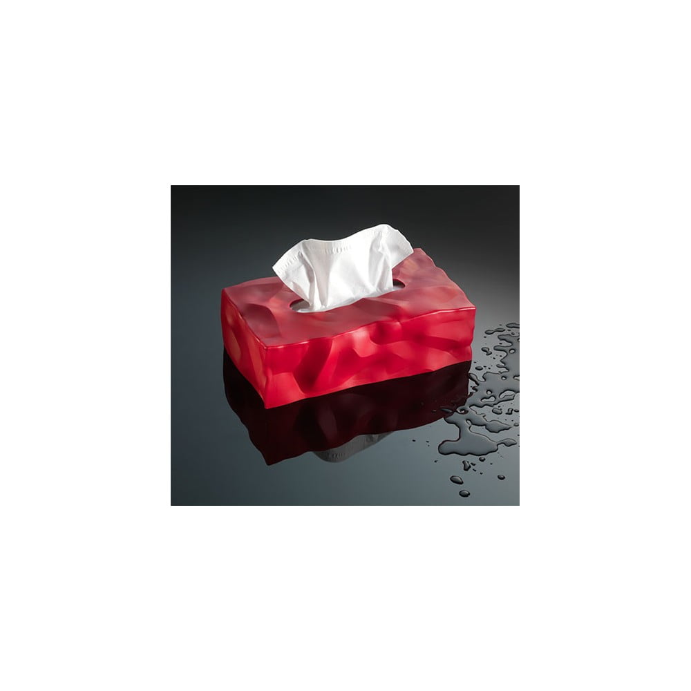 Červený box na kapesníčky Essey Wipy II