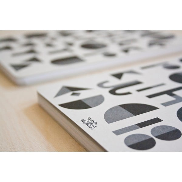 Šedý zápisník Michelle Carlslund Alphabet-image-2