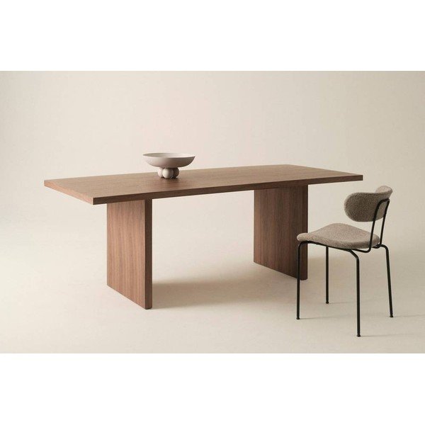 Jídelní stůl v dekoru ořechu 90x210 cm Aspelund – Jotex-image-1