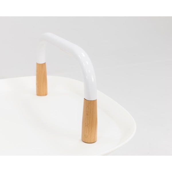 Bílý servírovací vozík na kolečkách Tenzo Wagon Beech-image-1