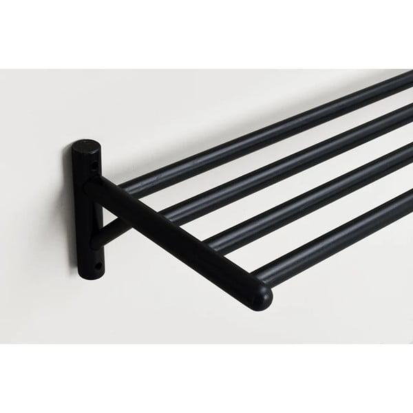 Černý závěsný botník z dubového dřeva Milford - Rowico-image-1