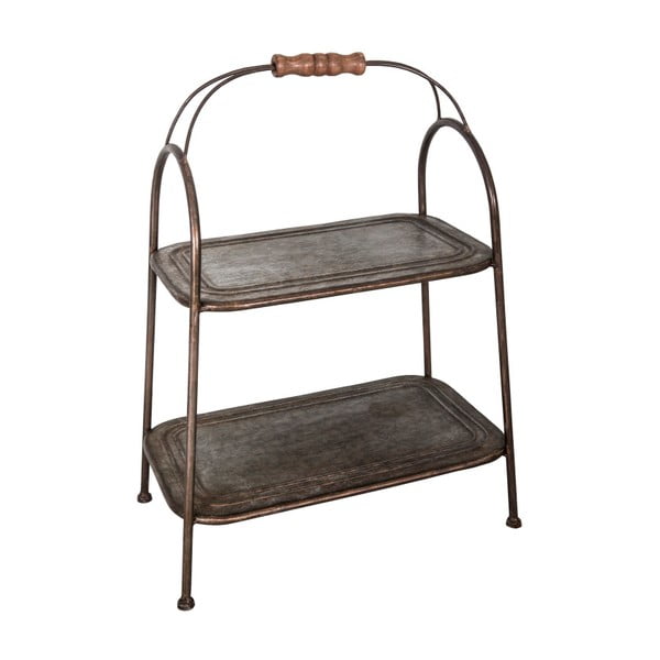 Kovový stojan s dvěma patry na květiny Antic Line