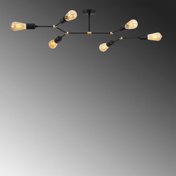 Černé stropní svítidlo 48x95 cm Sparrow – Opviq lights-image-3