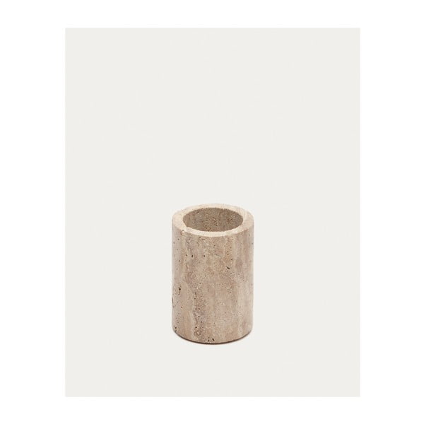 Béžový kamenný kelímek na zubní kartáčky Macre – Kave Home-image-2