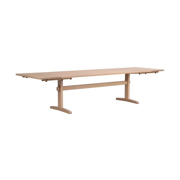 Rozkládací jídelní stůl s deskou v dubovém dekoru 240x95 cm Westville - Rowico-image-4