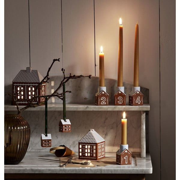 Keramický adventní svícen Gingerbread – Kähler Design-image-1