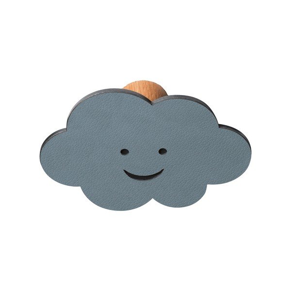 Modrý nástěnný ocelový háček Cloud Dot Nupo – LIND DNA