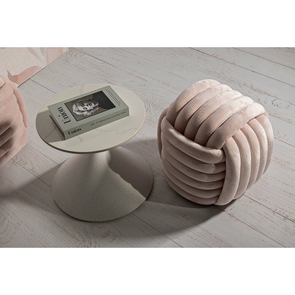 Kulatý odkládací stolek s keramickou deskou ø 45 cm Fush – Mauro Ferretti-image-2