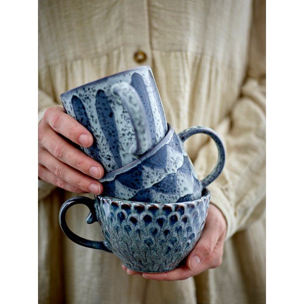 Šedé keramické šálky v sadě 4 ks 365 ml Katrina – Bloomingville-image-4