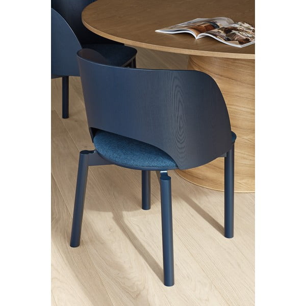 Modré čalouněné jídelní křeslo Dam – Teulat-image-4