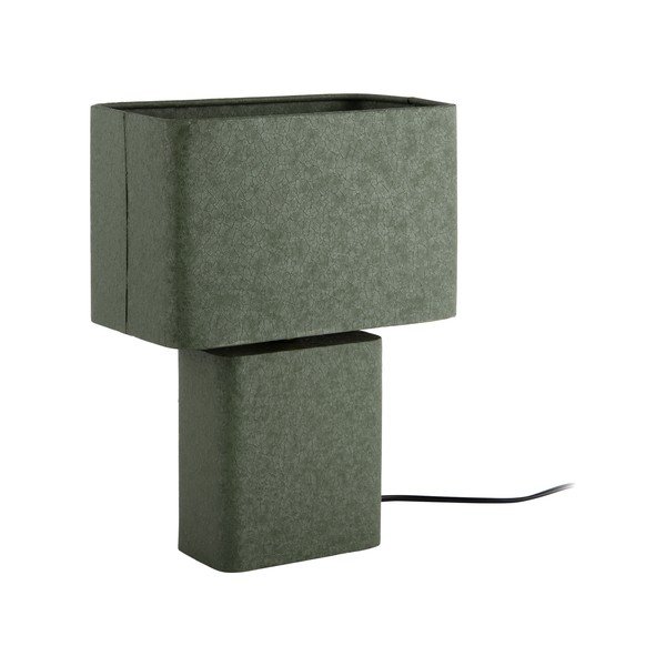 Zelená kovová stolní lampa (výška 33 cm) Boaz Recto – Leitmotiv