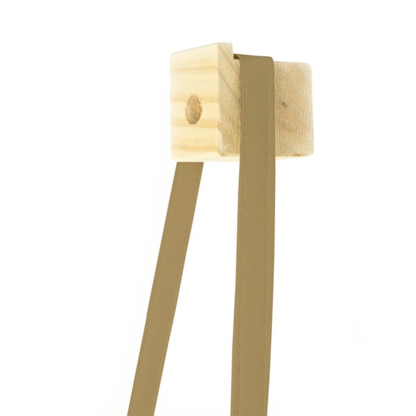 Hnědý květináč z jedlového dřeva Surdic Colgante, 17 x 62 cm-image-1