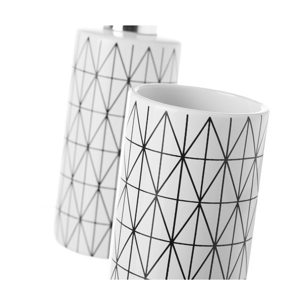 Set keramického kelímku a dávkovače na mýdlo Unimasa Geometry-image-2