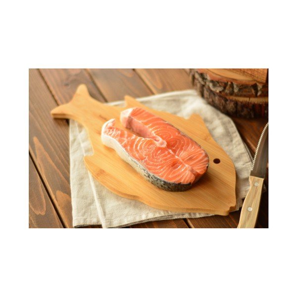 Servírovací podnos z bambusového dřeva ve tvaru ryby Bambum-image-1