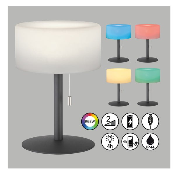 LED stmívatelné venkovní svítidlo ø 18 cm Cadiz – Fischer & Honsel-image-1