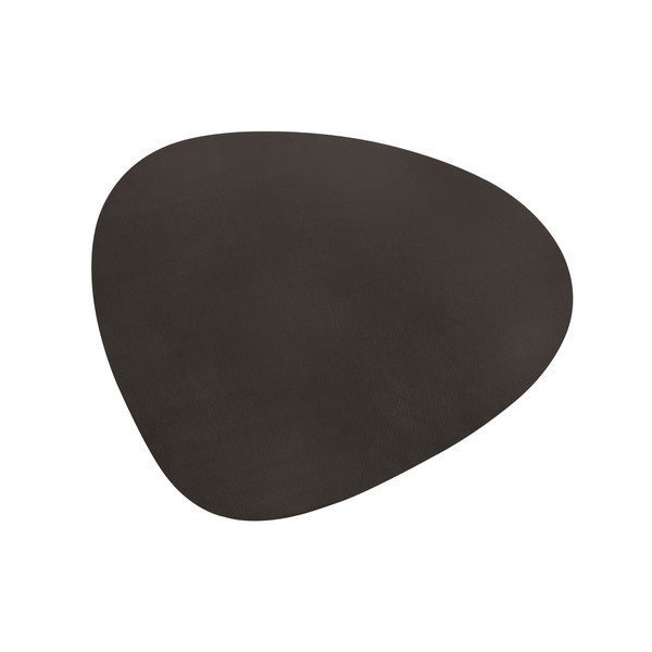 Tmavě šedá kůže 92x108 cm Curve XXXL Bull – LIND DNA