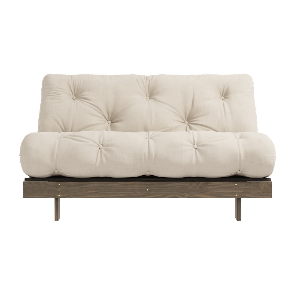 Béžovokrémová rozkládací pohovka 140 cm Roots – Karup Design