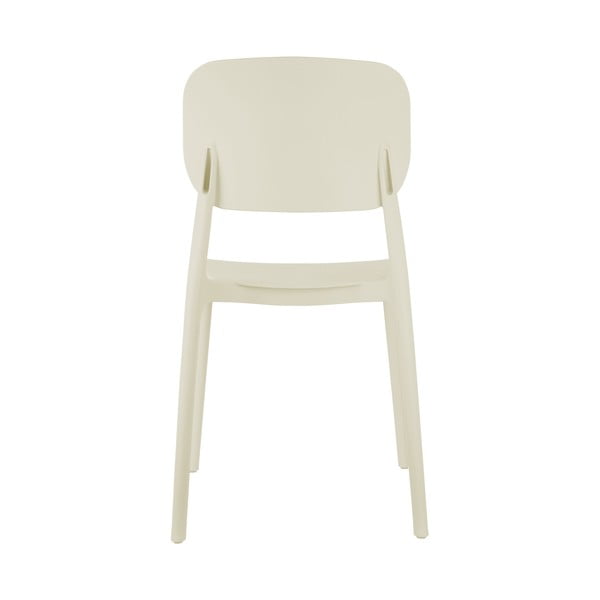 Krémová plastová jídelní židle Cheer – Leitmotiv-image-2