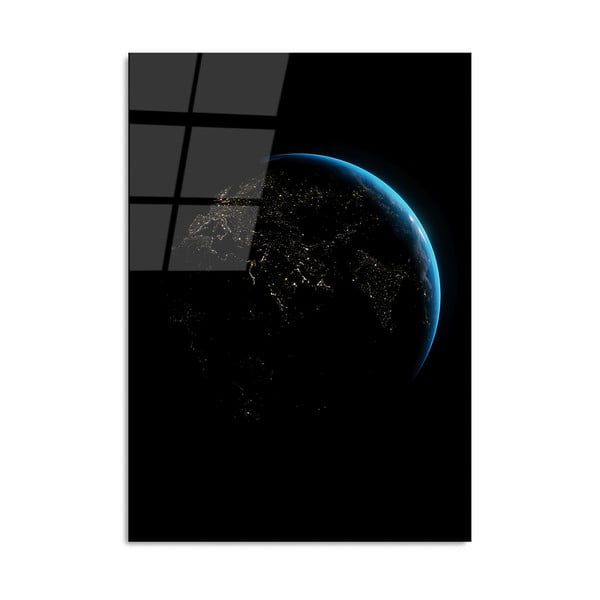 Skleněný obraz 70x100 cm Earth – Wallity