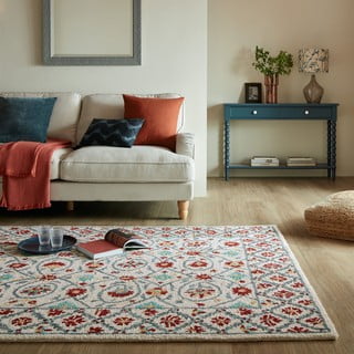 Červeno-modrý ručně tkaný vlněný koberec 160x230 cm Iris Traditional – Flair Rugs