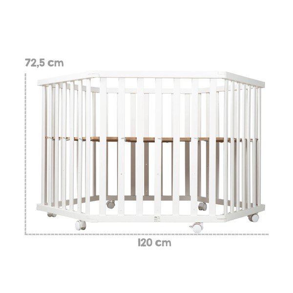 Světle šedá dětská ohrádka 119x104 cm Sternenzauber – Roba-image-1