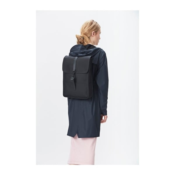 Černý batoh s vysokou voděodolností Rains Backpack Mini-image-2