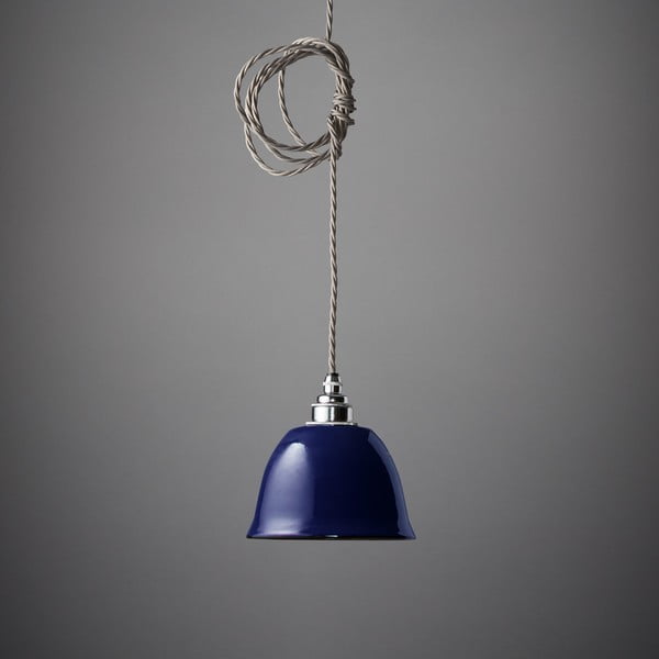 Závěsné světlo Miniature Bell Midnight Blue