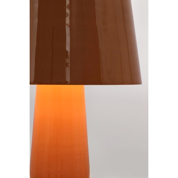 Oranžová kovová LED stolní lampa s kovovým stínidlem (výška 51 cm) Turner – Bizzotto-image-2