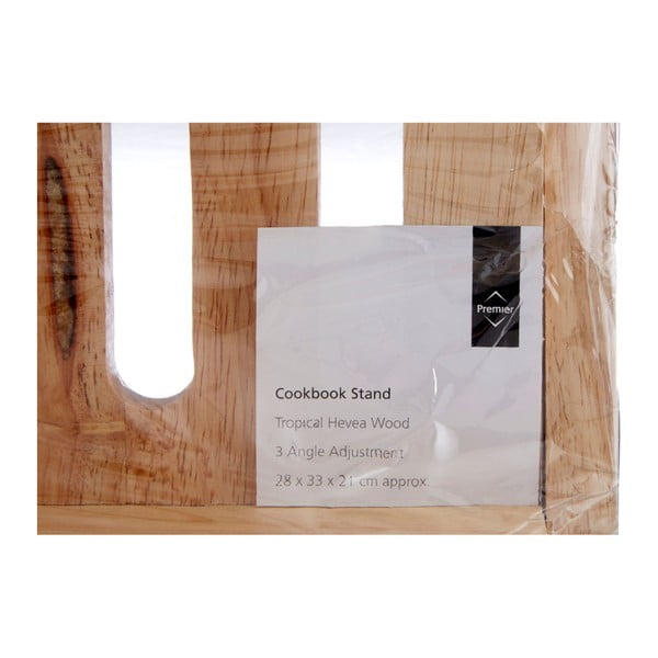 Stojánek na kuchařku z gumovníkového dřeva Premier Housewares Cookbook Stand-image-4
