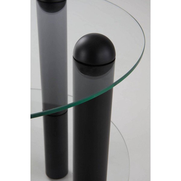 Skleněný kulatý odkládací stolek ø 48 cm Egan – Jotex-image-3