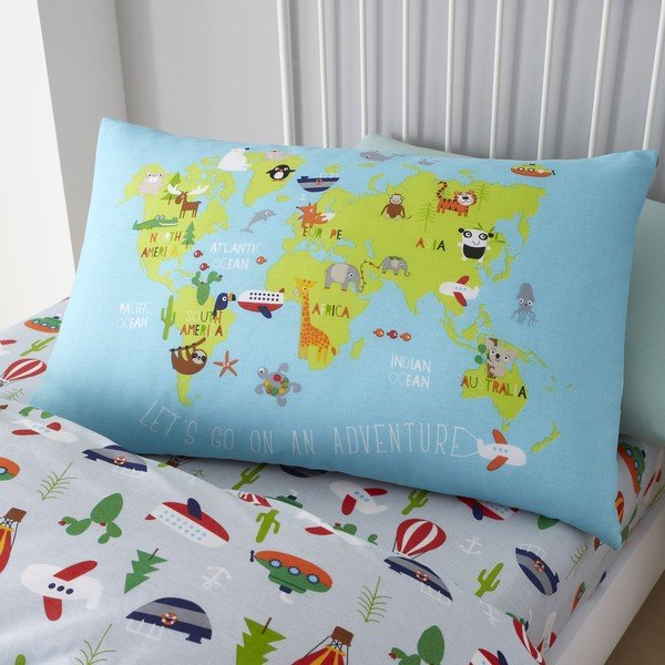 Dětské povlečení s motivem zvířat Catherine Lansfield, 135 x 200 cm-image-1