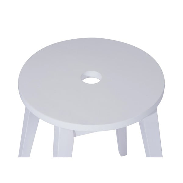 Bílá stolička z kaučukového dřeva Club - Bonami Essentials-image-2