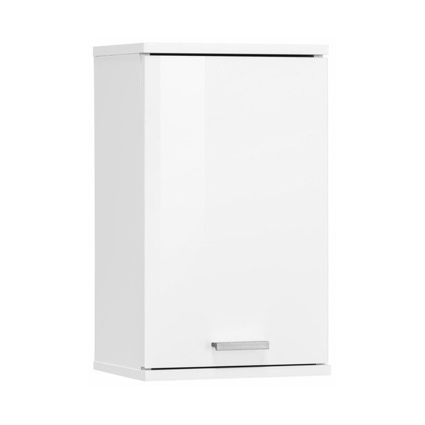 Bílá nástěnná koupelnová skříňka Støraa Rhonda