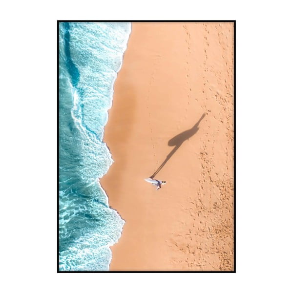 Plakát Imagioo Surfer On The Beach, 40 x 30 cm