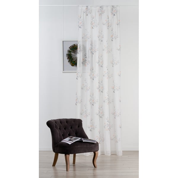 Bílá záclona 300x260 cm Mardi – Mendola Fabrics