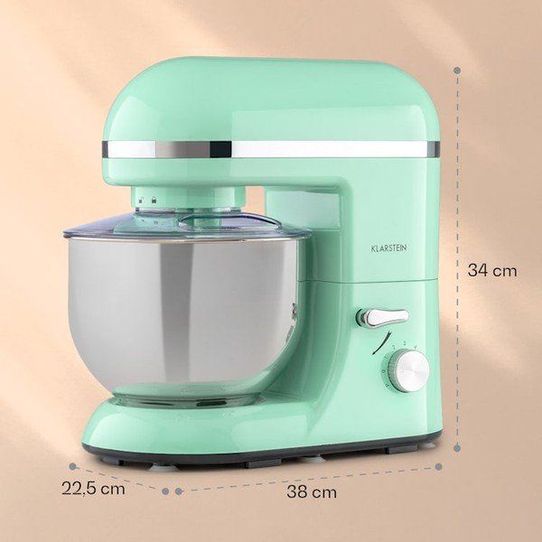 Pastelově zelený kuchyňský robot Klarstein Bella Elegance-image-2