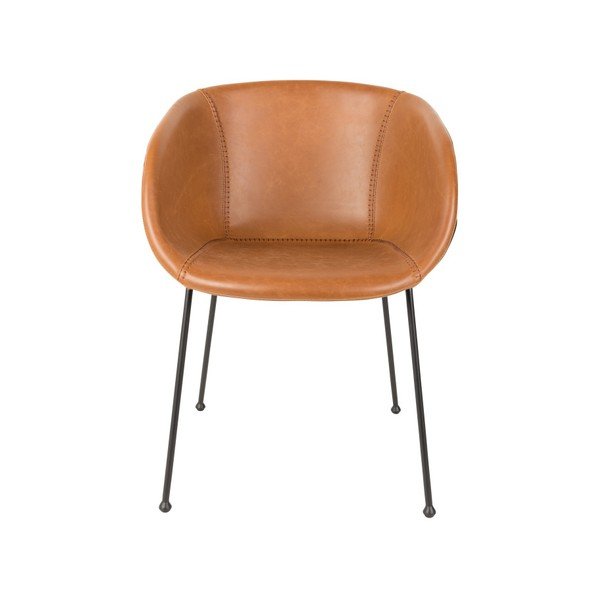 Sada 2 hnědých židlí Zuiver Feston-image-2