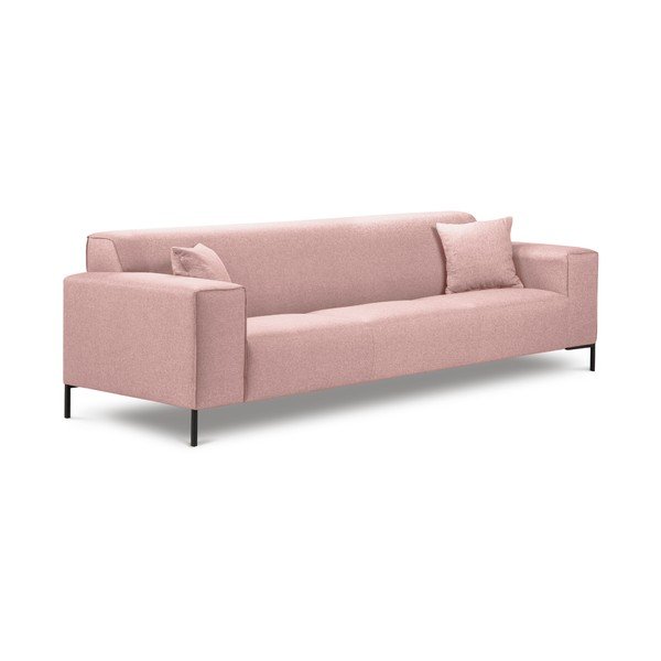 Růžová pohovka Cosmopolitan Design Seville, 264 cm-image-2