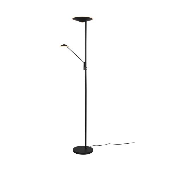 Matně černá LED stmívatelná stojací lampa (výška 180 cm) Brantford – Trio-image-4